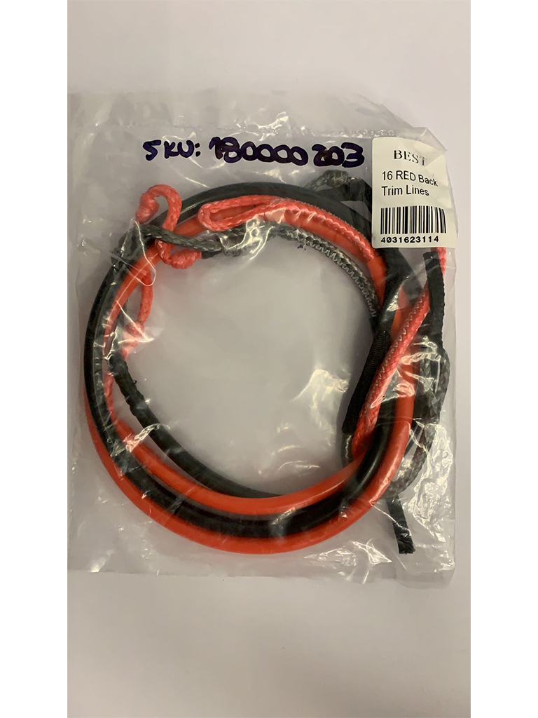 16 BAR RED BACK TRIM LINES